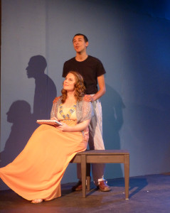 Desiree (Beth Amann) and Josef (Justin Johnson) in Under the Poplar Trees