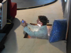 Rocky (Patrick Gorirossi) is all about his phone. No interruptions. #wearesamurai