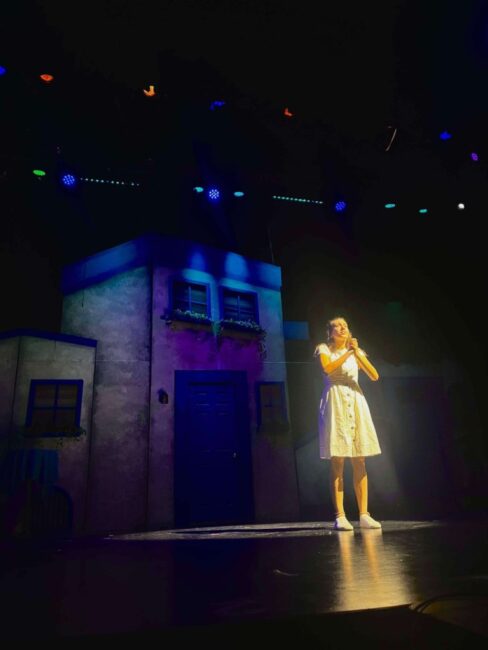 Daisy Mears as Sophie in Mamma Mia! at BTCT