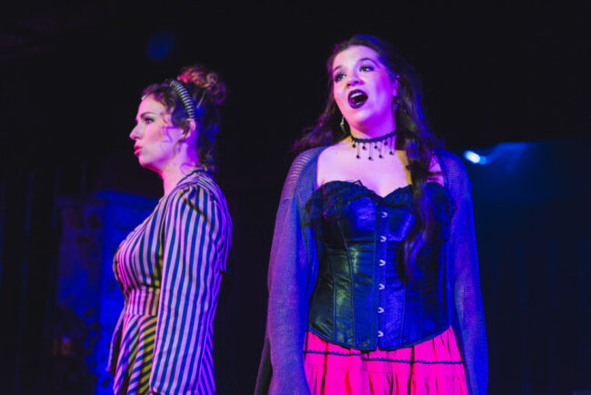 Stephanie Meadowcroft (left) as Emma and Molly McVicker (right) as Lucy in Jekyll & Hyde at The Havre de Grace Opera House 📷 Matthew Peterson