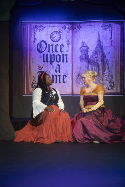 Alana Simone (left) as Baker's Wife with Courtney Wersick (right) as Cinderella in Into The Woods at the Vagabond Players 📷 Shealyn Jae Photography