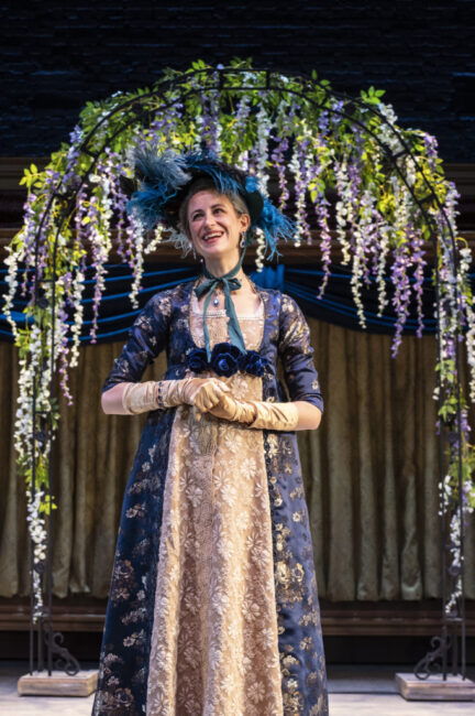 Lizzy Lewis as Lady Catherine De Bourgh in Pride & Prejudice at Baltimore Center Stage 📷 Teresa Castracane