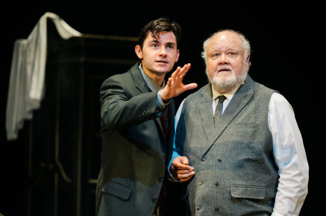 Noah Mutterperl (left) and Robert Leembruggen (right) in The Woman In Black at The Keegan Theatre 📷 Cameron Whitman