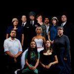 The cast of Evita at Just Off Broadway