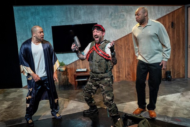 Eli EL, Gary DuBreuil, and Elgin Martin in Testosterone 📷 Teresa Castracane